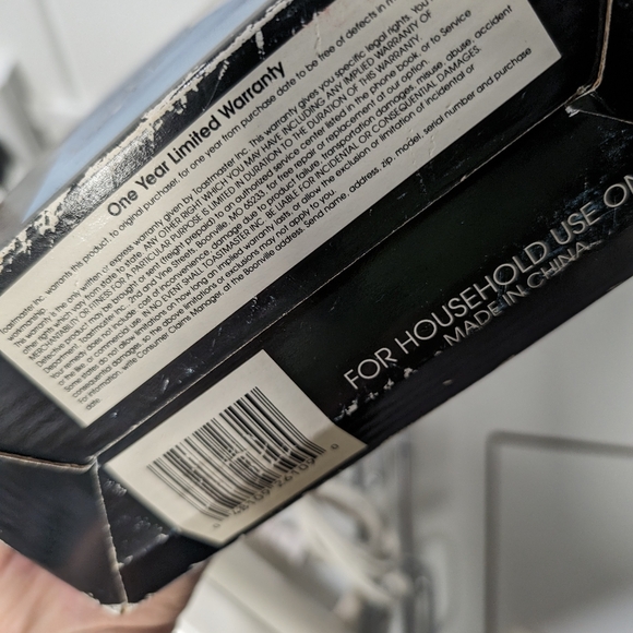 Toastmaster Mod, 1744 Hand Mixer Portable Beaters 5 Speed White Electric, Tested - Picture 11 of 13